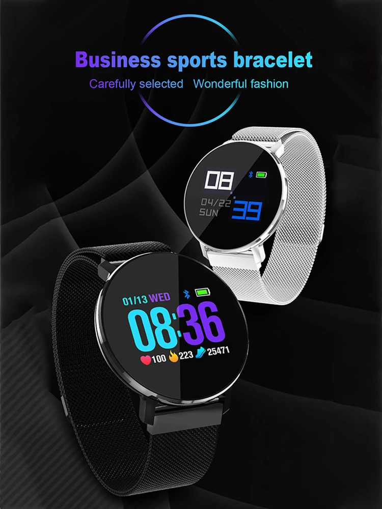 Умный браслет Bluetooth спортивный смарт-браслет с цветным экраном монитор здоровья