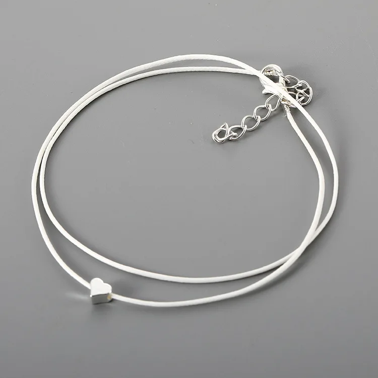 2018 новый многослойный ножной браслет в богемном стиле для женщин форме сердца с