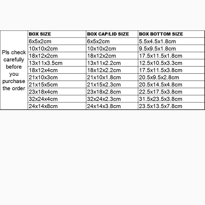 10 шт. маленькие картонные подарочные коробки с крышкой из крафт бумаги белая