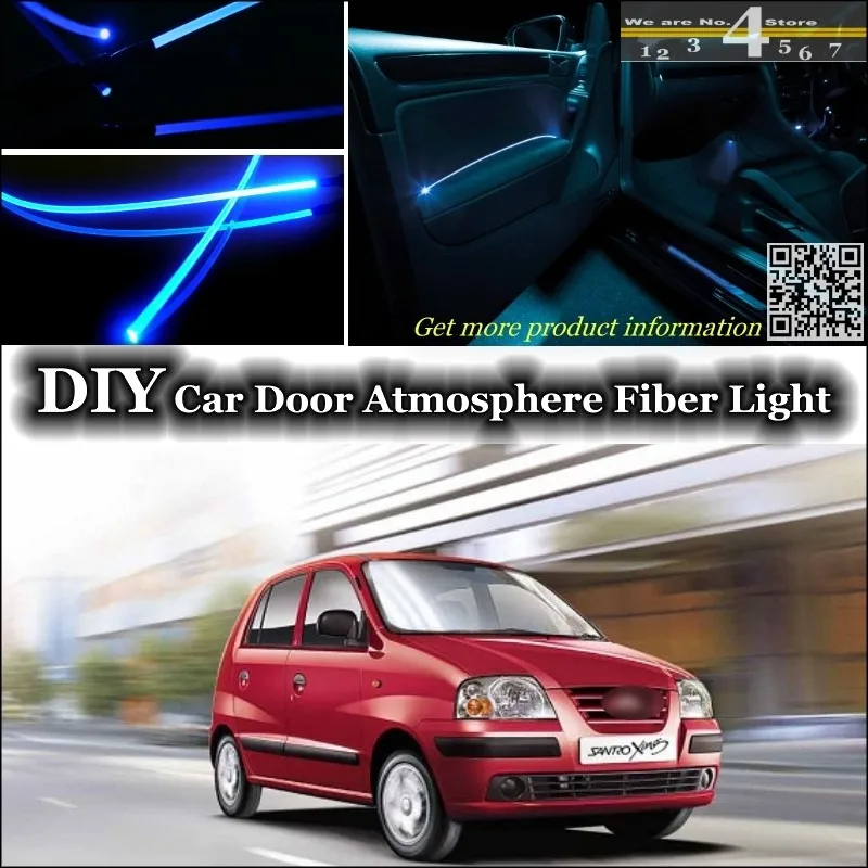 

For Hyundai Aslan interior Ambient Light Tuning Atmosphere Fiber Optic Band Lights Inside Door Panel illumination (Not EL light)