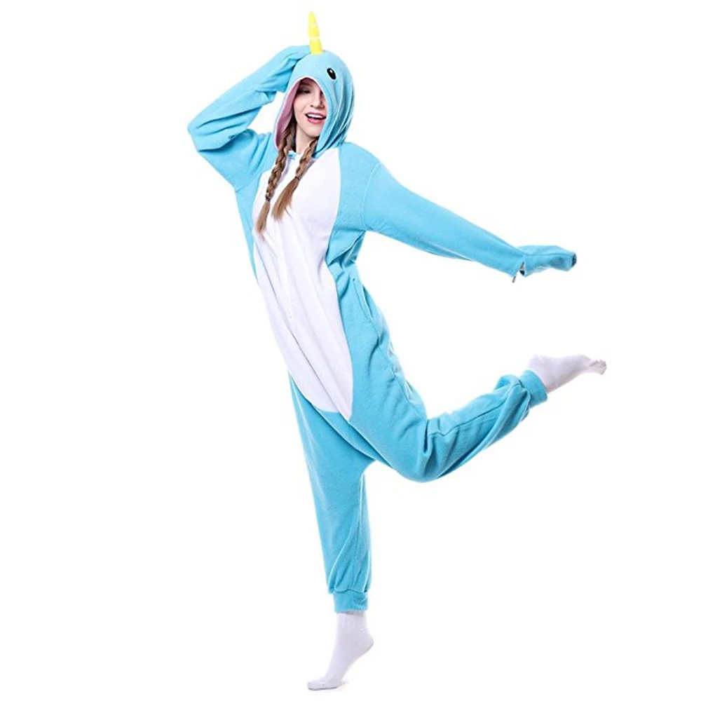 Halloween Animal Narwhal Unicorn Costume Pajamas Onesies Sleepwear |