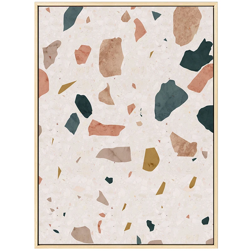 Terrazzo постеры и принты Картина на холсте для гостиной современный абстрактный