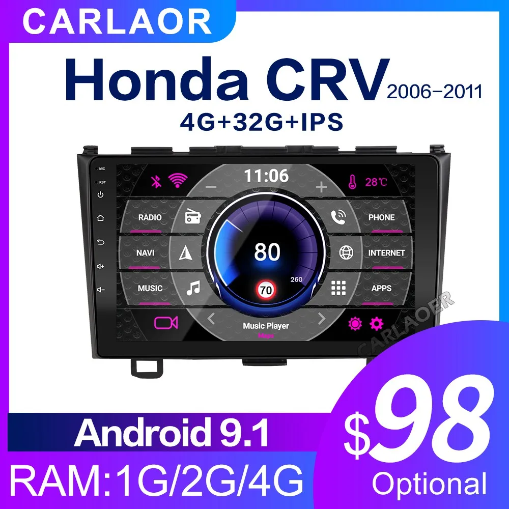DSP ips экран HD 4G Android 9,0 AV выход автомобильный DVD плеер для CRV CR-V gps навигация Радио мультимедийный плеер стерео