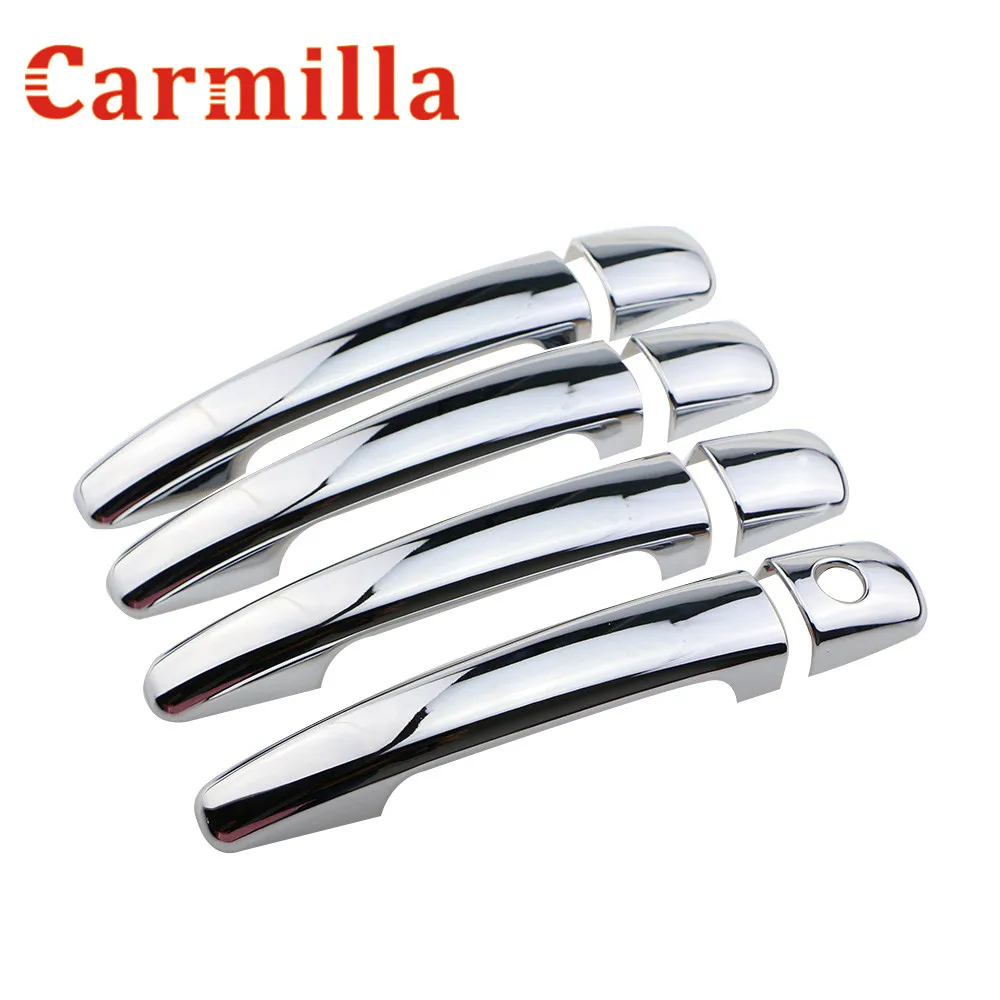 

Carmilla ABS Chrome Door Handle Cover Protector Trim Sticker Modified for Peugeot 3008 Year 2013 2014 2015 2016 Car Acc.