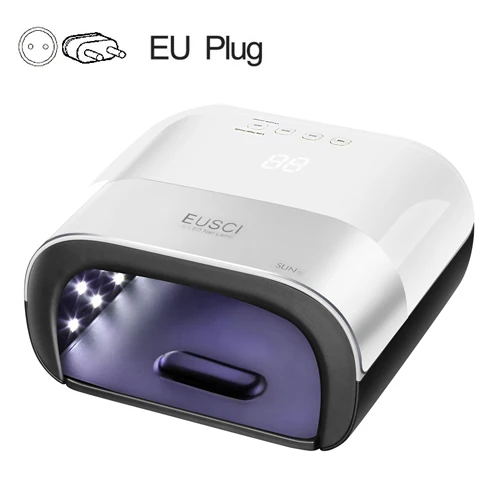 SUN3 EU Plug Лампы для ногтей SUN3 Сушилка для ногтей Smart 2,0 48 Вт УФ светодиодный светильник для ногтей с умным с запоминающим таймером невидимая Сушилка для ногтей сушка ногтей машина - Цвет: SUN3 EU Plug