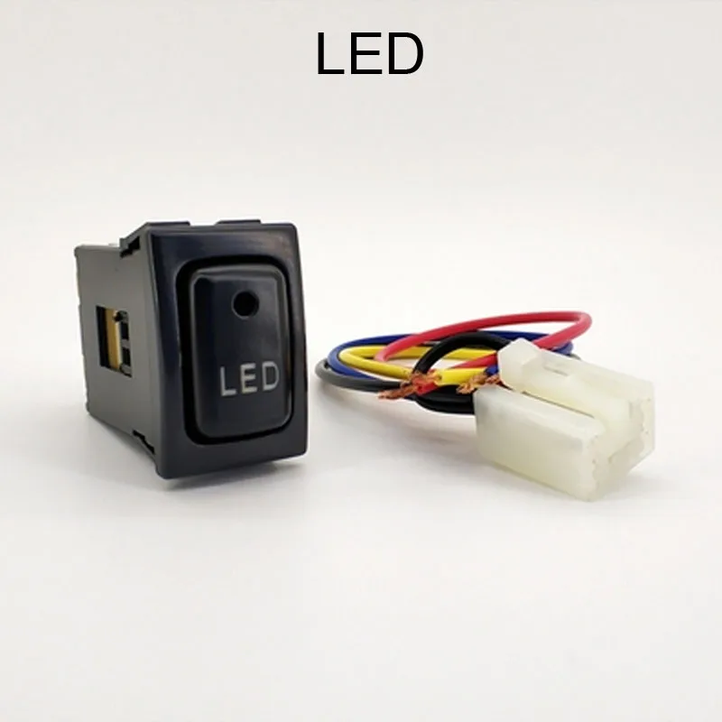 LED Spot Light Radar Parking Sensor Camera Recorder Monitor Fan Tailgate Trunk Switch Button Wire For Suzuki Hustler | Автомобили и
