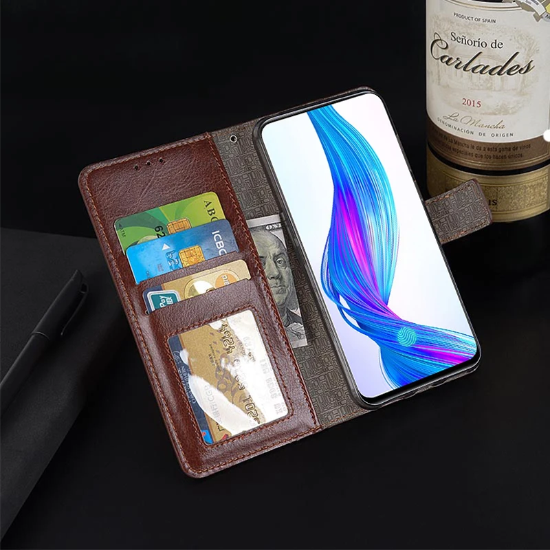 Новый Arrvial кожаный магнитный Флип PU Чехол-бумажник для OPPO Realme X Чехол RMX1901