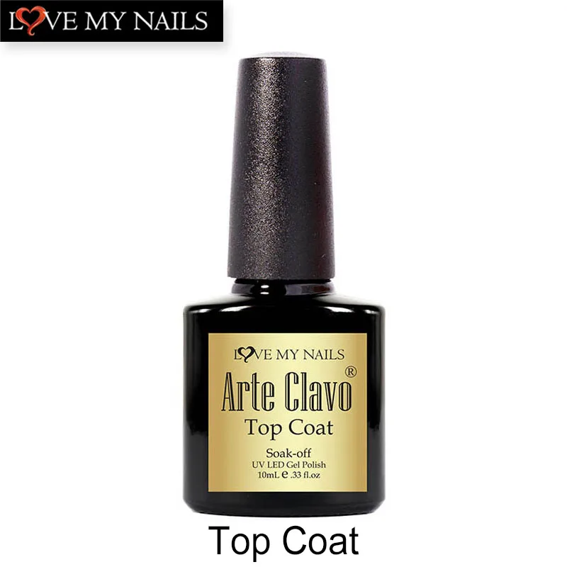 10mlTopCoat Arte Clavo 5 мл Лак-ручка Гель-лак для ногтей 3 шага УФ-Гель-лак полуперманентный впитывающий Гибридный гвоздь Искусство Маникюр Гель-лак - Цвет: 10mlTopCoat