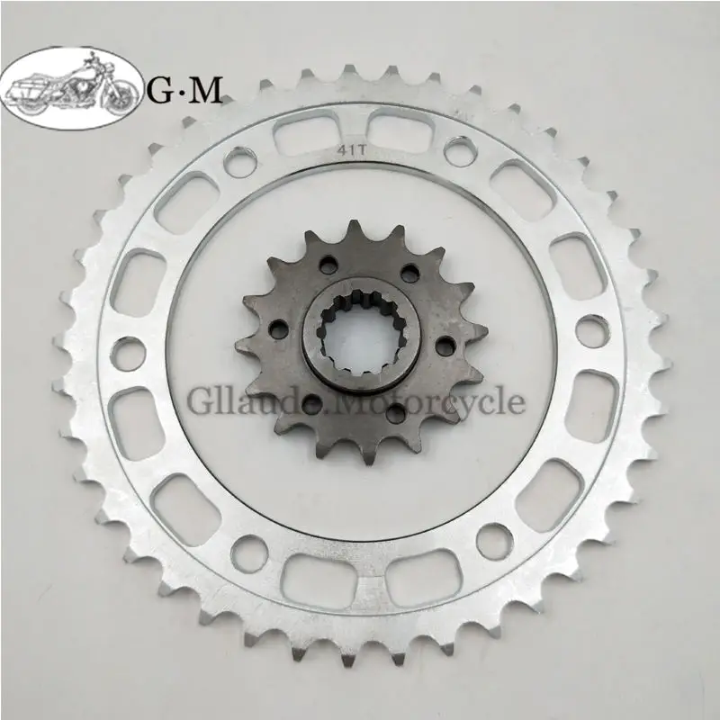 Передняя и задняя звездочки для мотоцикла 41T 16T 525 Honda CBR600 RR CBR 600 F5 2003 2016 F4i 2001