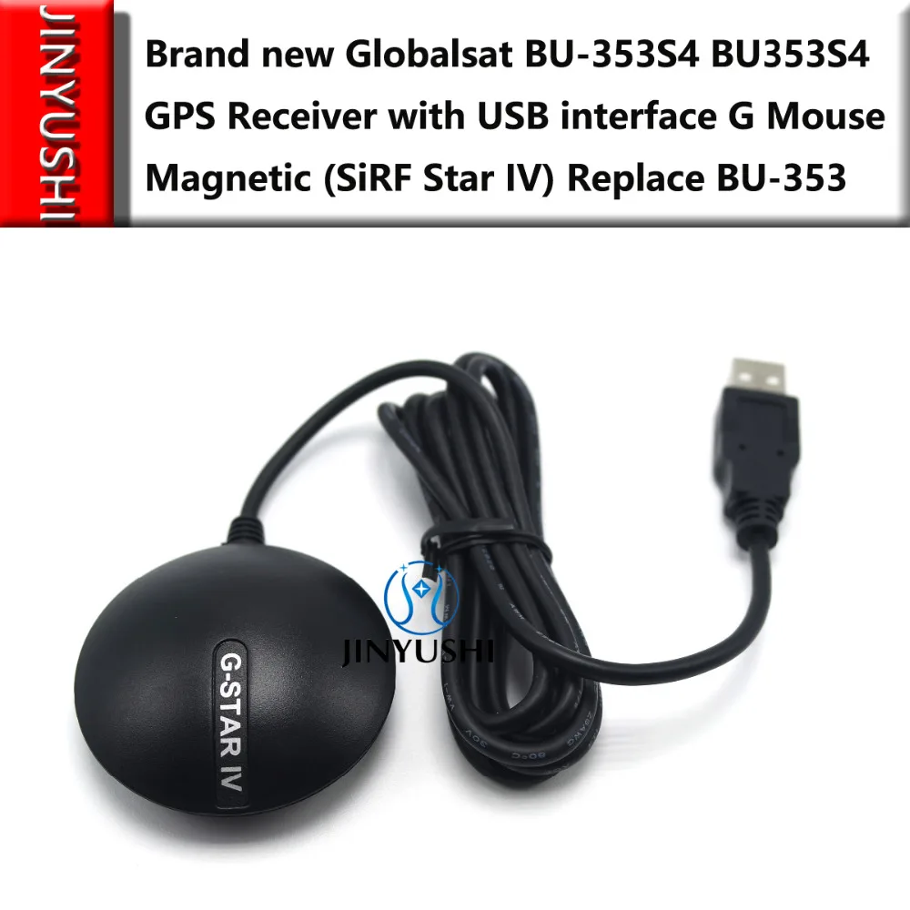5 шт./лот Globalsat BU353S4 водонепроницаемый кабель USB GPS приемник с интерфейсом G Mouse