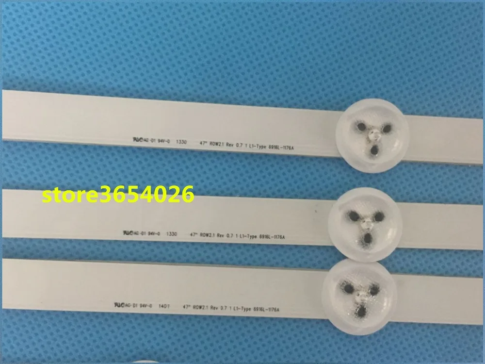 free shippin 4piece/lot original LED Backlight Strip Bar for LG LC470DUE 6916L-1174A/1175A/1176A/1177A | Лампы и освещение