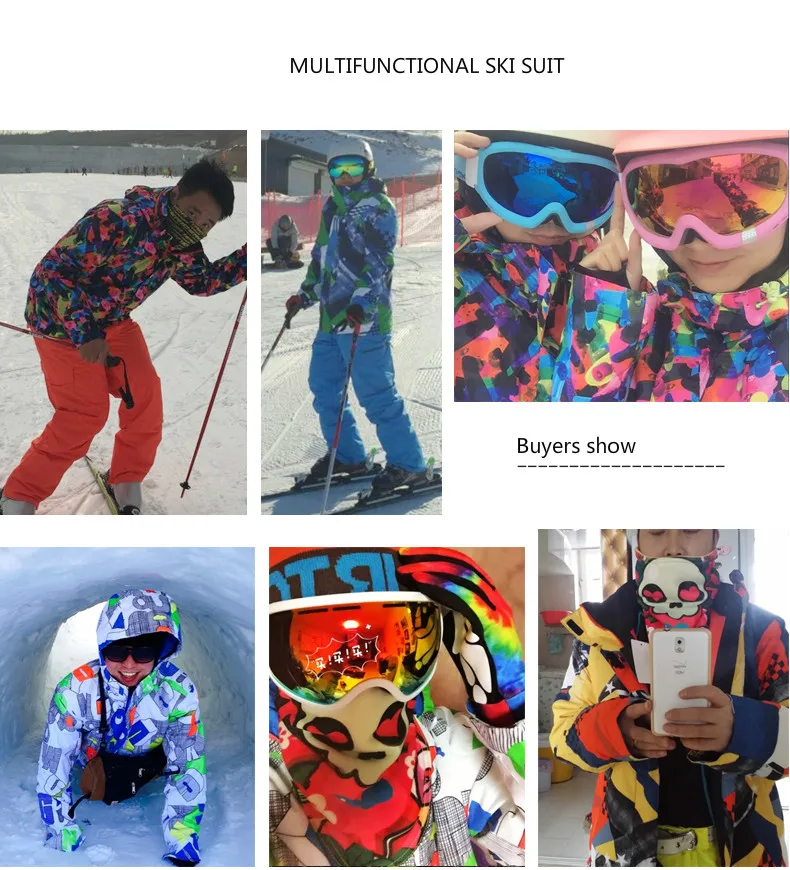 Gsou Snow/лыжи костюм мужской водонепроницаемый дышащий теплый лыжная куртка для улицы ветрозащитный холодной защиты лыжный костюм для мужчин