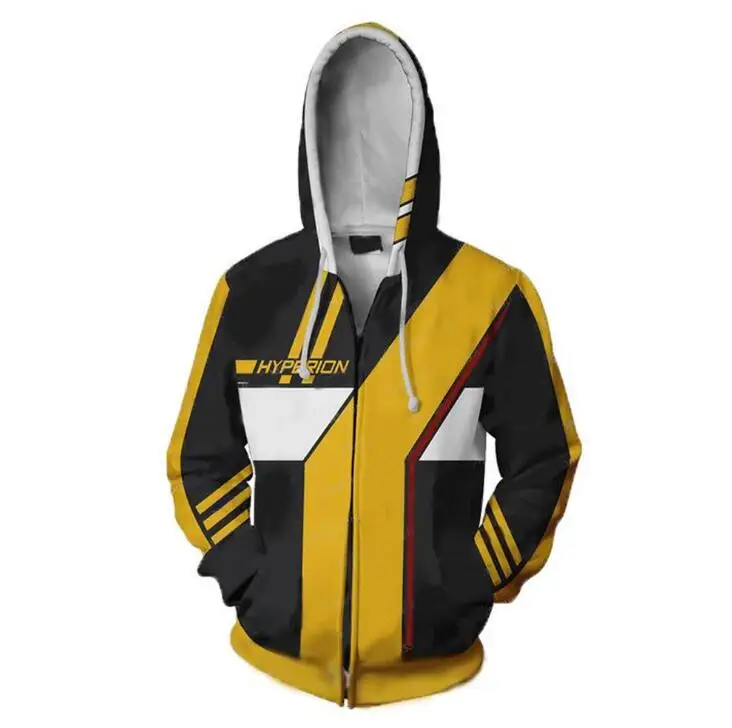 Игра Borderlands Assassin Zer0 толстовки Костюмы для косплея мультфильм 3D с принтом модная мужская и женская спортивная одежда с капюшоном, куртка