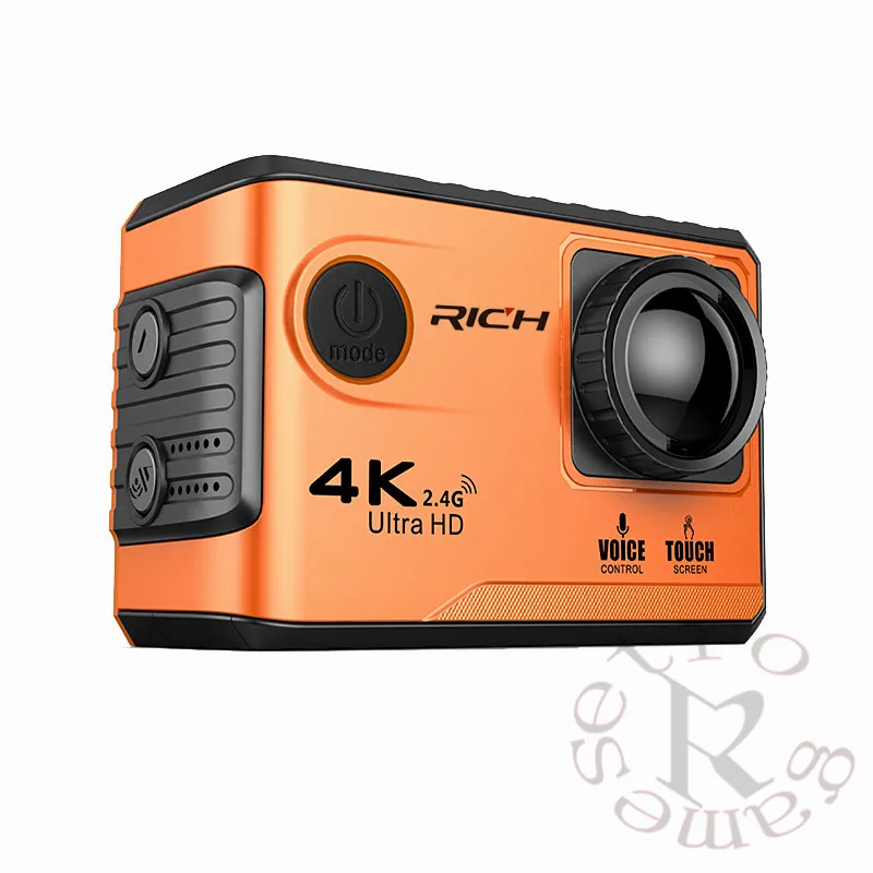 10 шт. 4K Ultra HD спортивная экшн-камера с сенсорным экраном/голосовым управлением/пультом дистанционного управления/2,4 ГГц WiFi бесплатное приложение/gps позиционирование