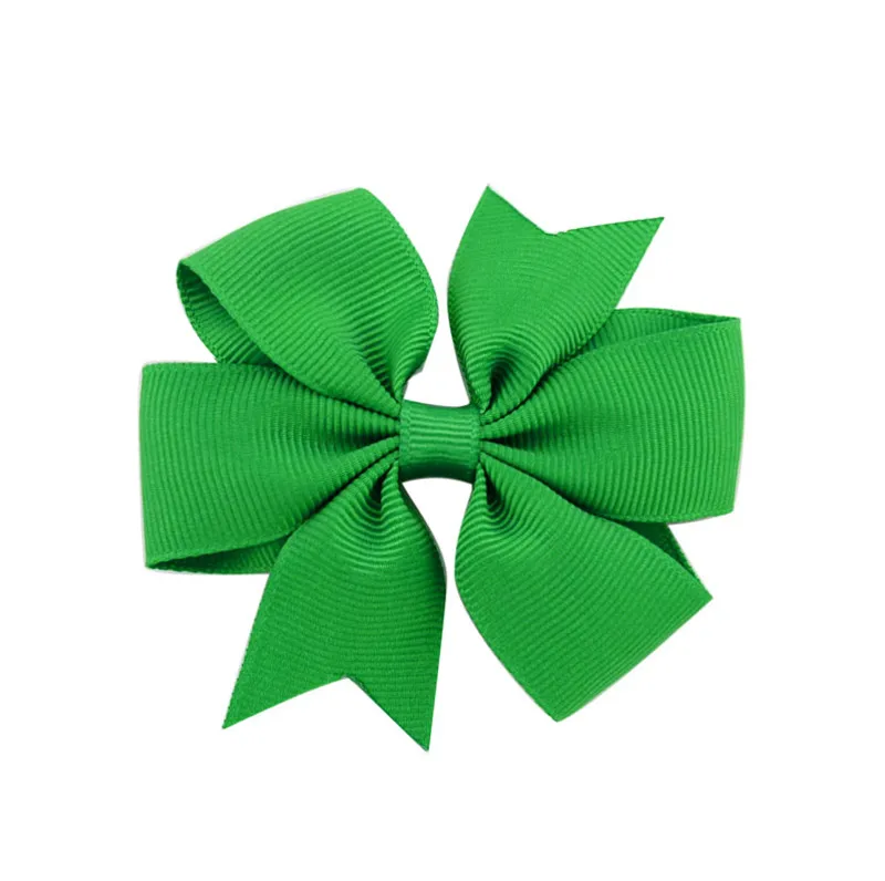 38 Green UNTAMED 40 цветов Лента рыбий хвост банты заколки Шпилька для девочек бантик для волос заколка для волос Головные уборы Детские аксессуары для волос - Цвет: 38 Green