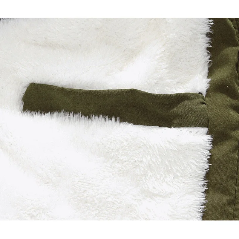 

Autumn Winter Hooded Coat Men Outerwear Fleece Flocking Casual Warm Thicken Overcoat Down Parkas Jacket Y267