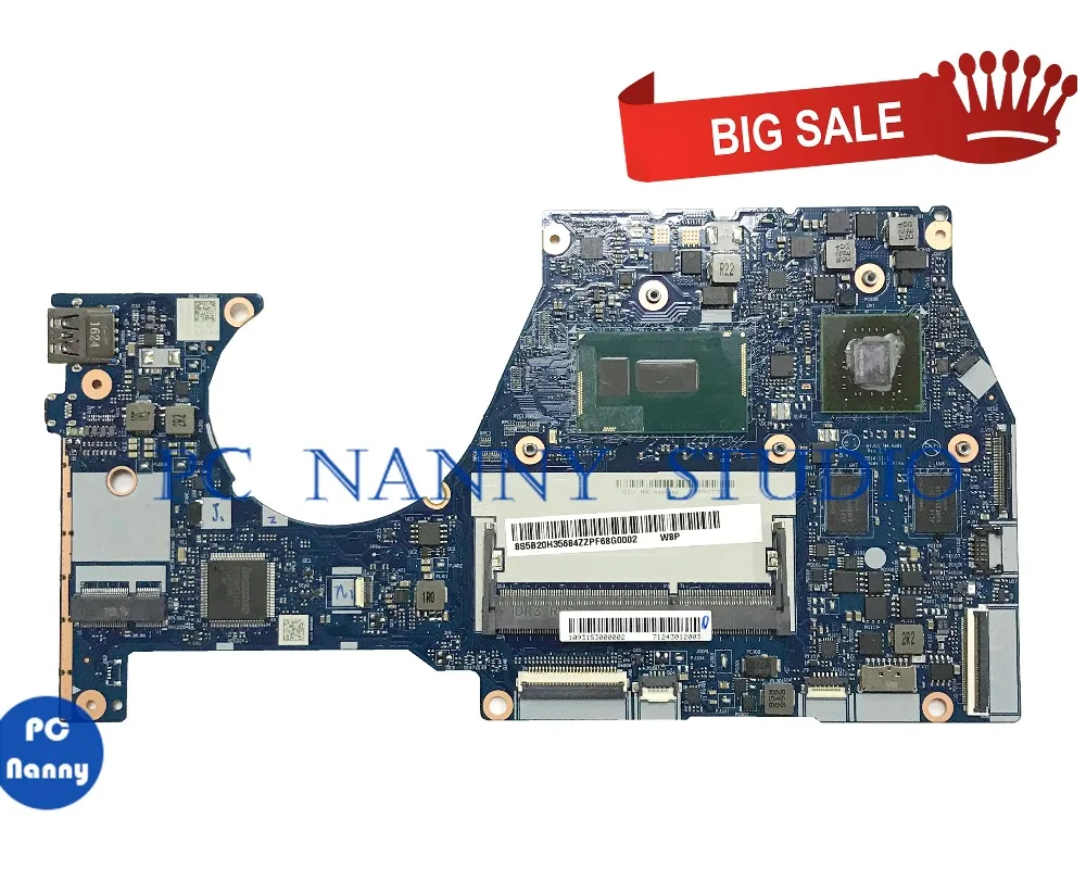 ПК Няня для Lenovo YOGA 3 14 Материнская плата ноутбука NM A381 SR23W i7 5500U 2 4 ГГц 5B20H35684