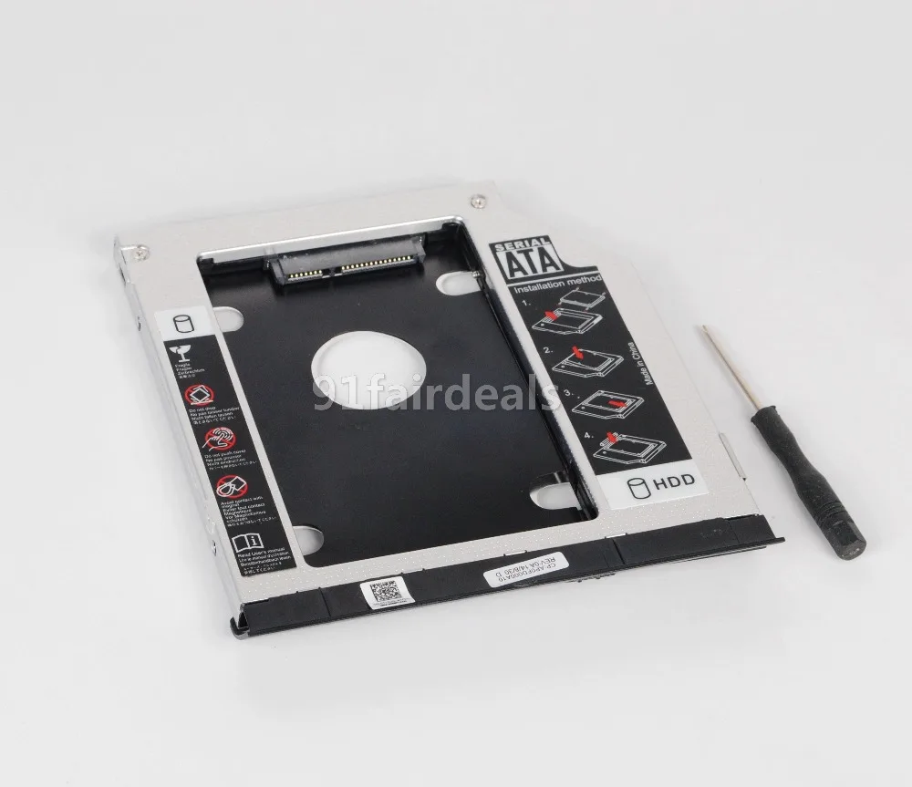 Heretom 2ND карман для жесткого диска с толкатель пресс-формы для dell Latitude E6420 E6520 E6320 E6430 E6530 E6330 CD-ROM