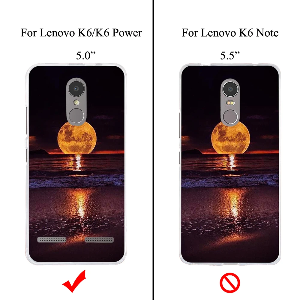 Чехол для Lenovo K6 / Power 5 0 дюйма роскошные модные чехлы задняя крышка телефонов чехол