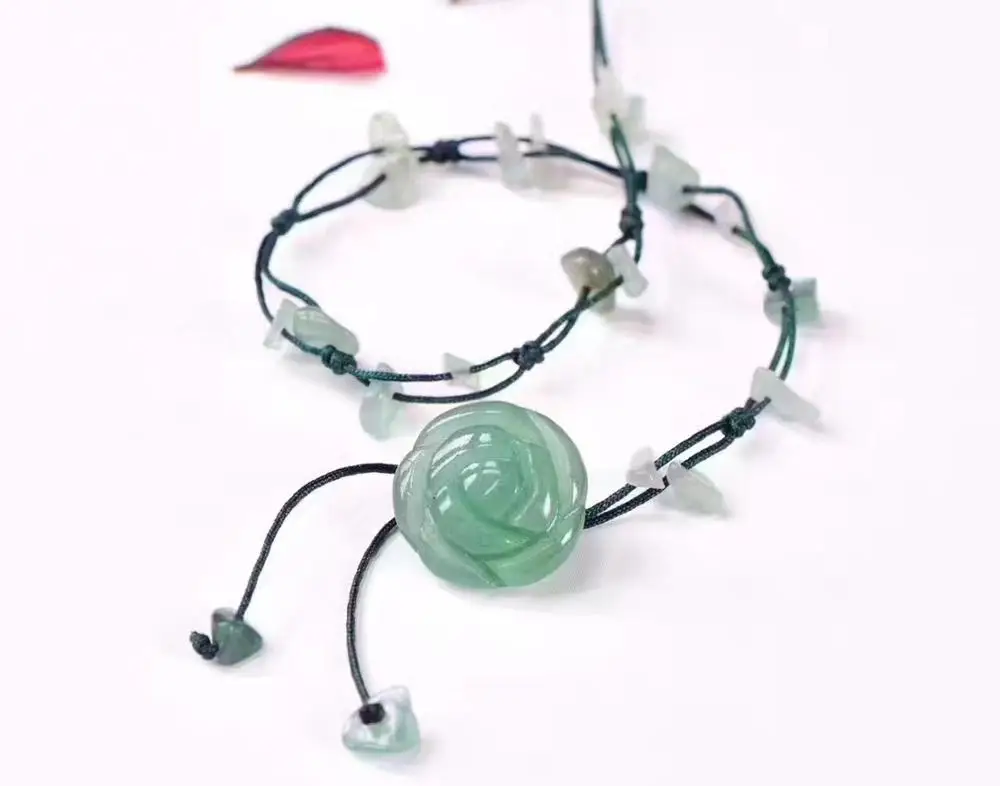 Натуральный авантюрин Женский ножной браслет-цепочка Модная бижутерия лучший