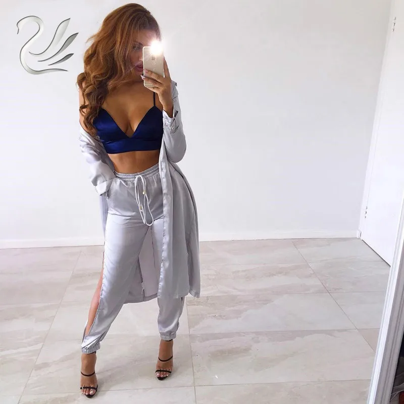 Женский Атласный топ с глубоким v образным вырезом Bralette повседневный укороченный