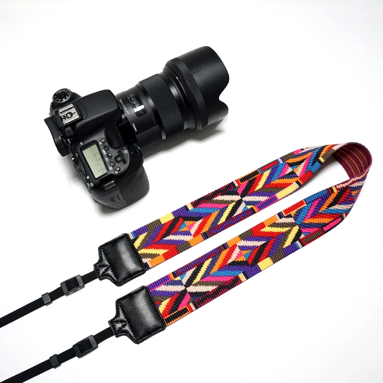 Roadfisher винтажный богемный 5 см Широкий фотоаппарат плечевой ремень шейный
