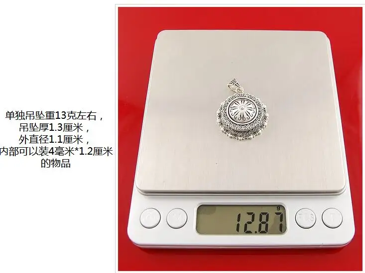 GZ Select style Can open 925 sterling silver pendant male and female necklace jewelry | Украшения и аксессуары