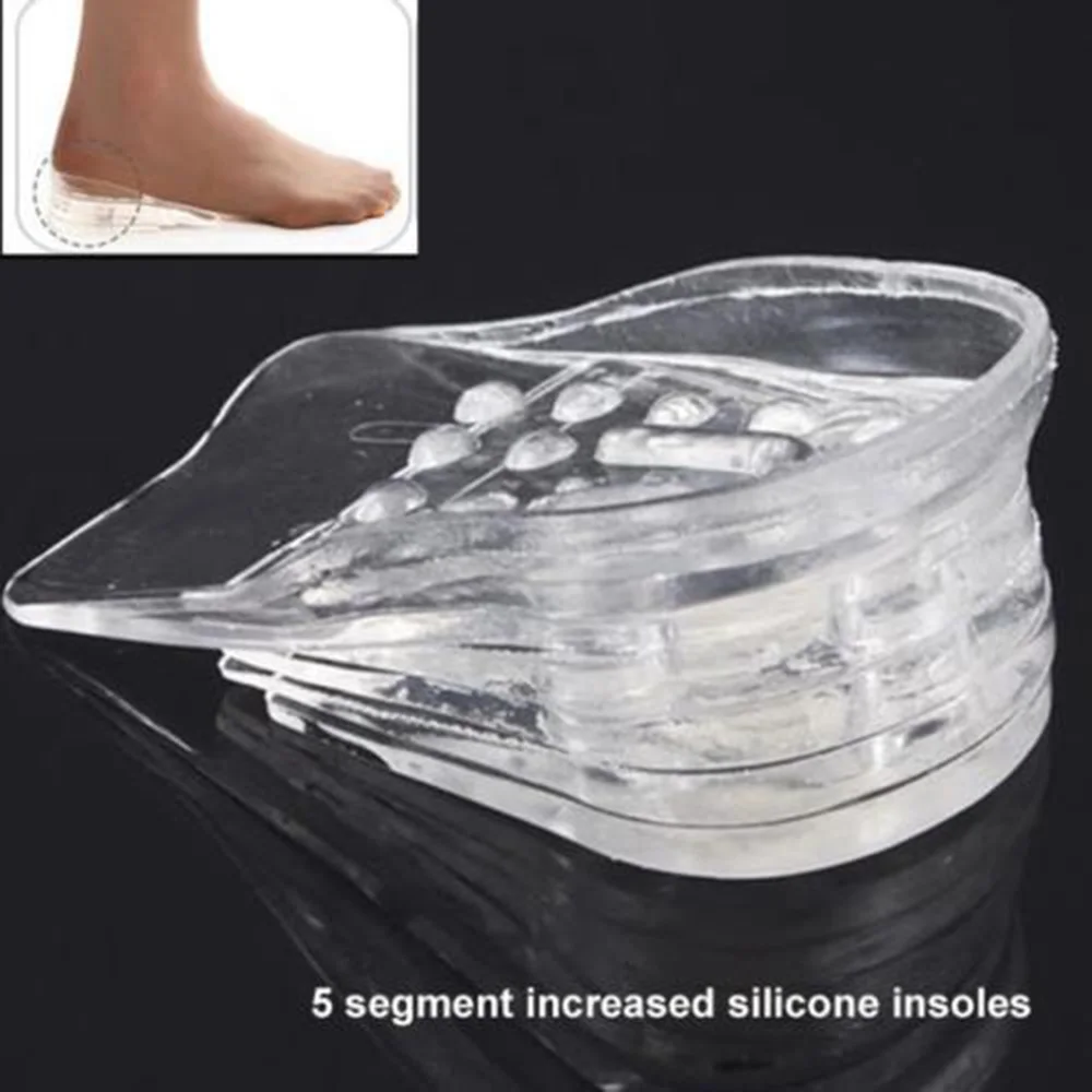 

High quality Silicone Insoles Shoe Heel Lifts Sock Adjustable Supports Inserts Insoles Gel Pad for men and women