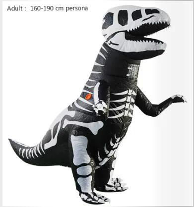Вечерние карнавальный костюм динозавра надувной талисман с увеличением T REX для