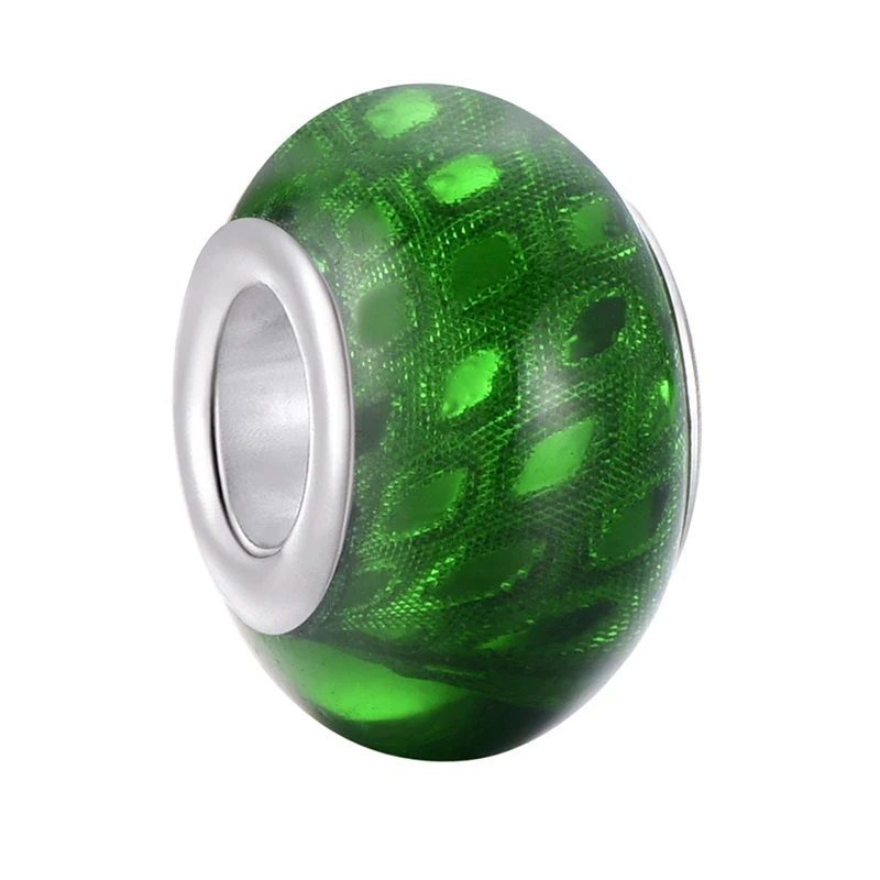 Бесплатная доставка европейские Красочные Бусины-шармы из муранской смолы