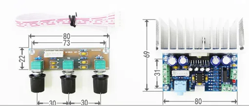 XH M342 AC/DC12 20W * 2 + 30W PBTL TDA7377 супер бас 1 каналов Плата усилителя мощности сабвуфер