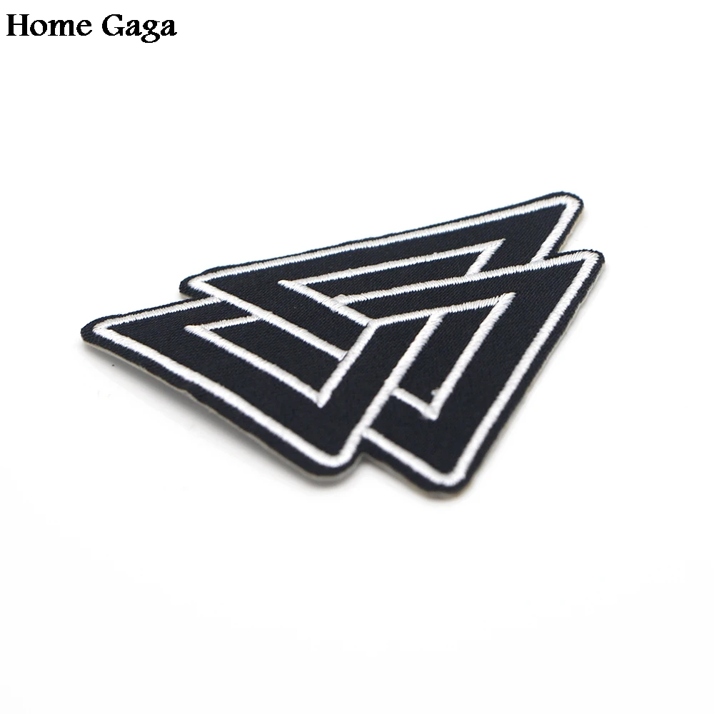 Homegaga символ викингов аппликация Патчи Наклейки в стиле панк швейная сумка Джерси одежда para куртка DIY значки железная футболка D0888