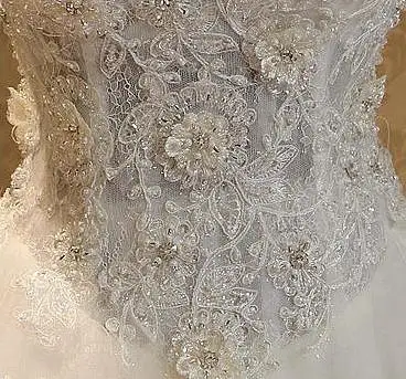 BANVASAC 2017 новые элегантные вышитые цветы без бретелек Свадебные платья рукавов с