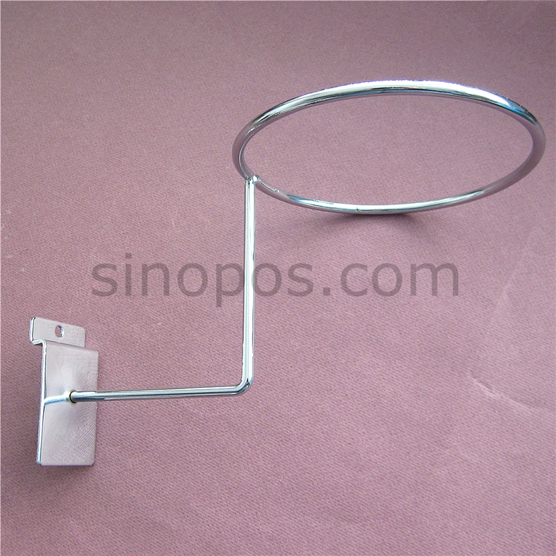 Витрина для шляпы Slatwall 13 см кольцевой держатель из сверхпрочной стальной