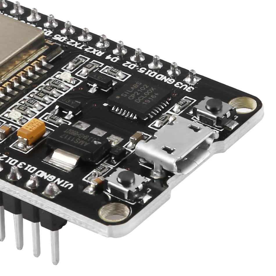 Макетная плата ESP32 2 4 ГГц Двухрежимная модуля антенны ESP32s с двухъядерным Wi Fi +