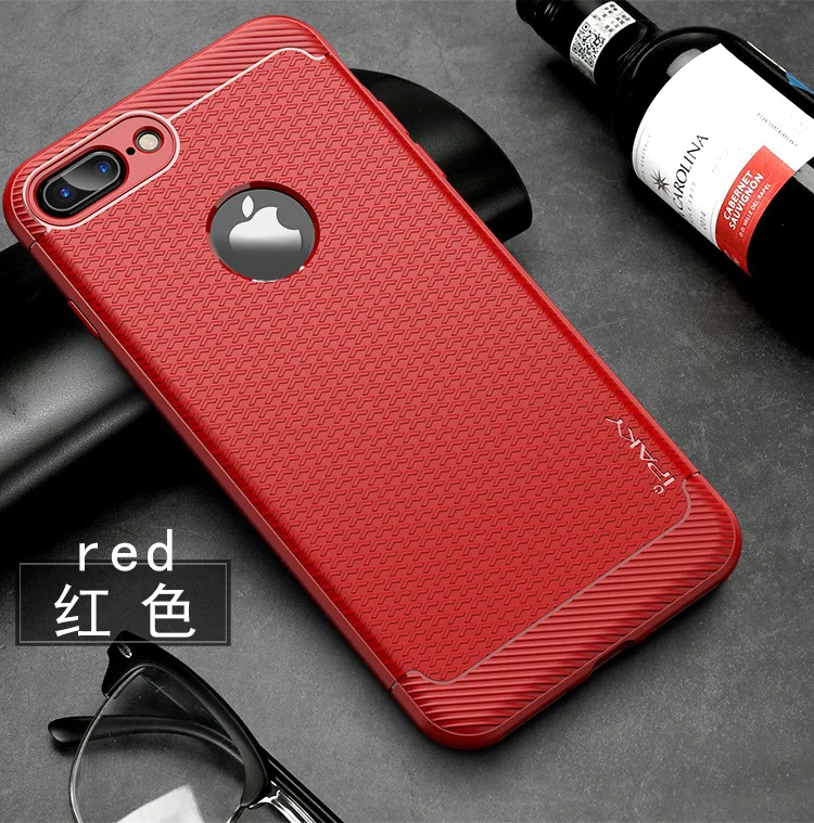 Для iPhone X Case Ipaky силиконовый мягкий чехол из ТПУ с защитой от падений и Защита задняя крышка чехол для Apple iPhone 7 8 плюс 10 8 plus чехол для телефона
