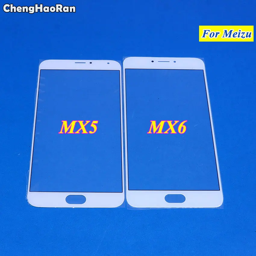 ChengHaoRan замена LCD Передний сенсорный экран Стекло Внешний объектив для Meizu для MX5 MX6 ChengHaoRan замена LCD Передний сенсорный экран Стекло Внешний объектив для Meizu для MX5 MX6