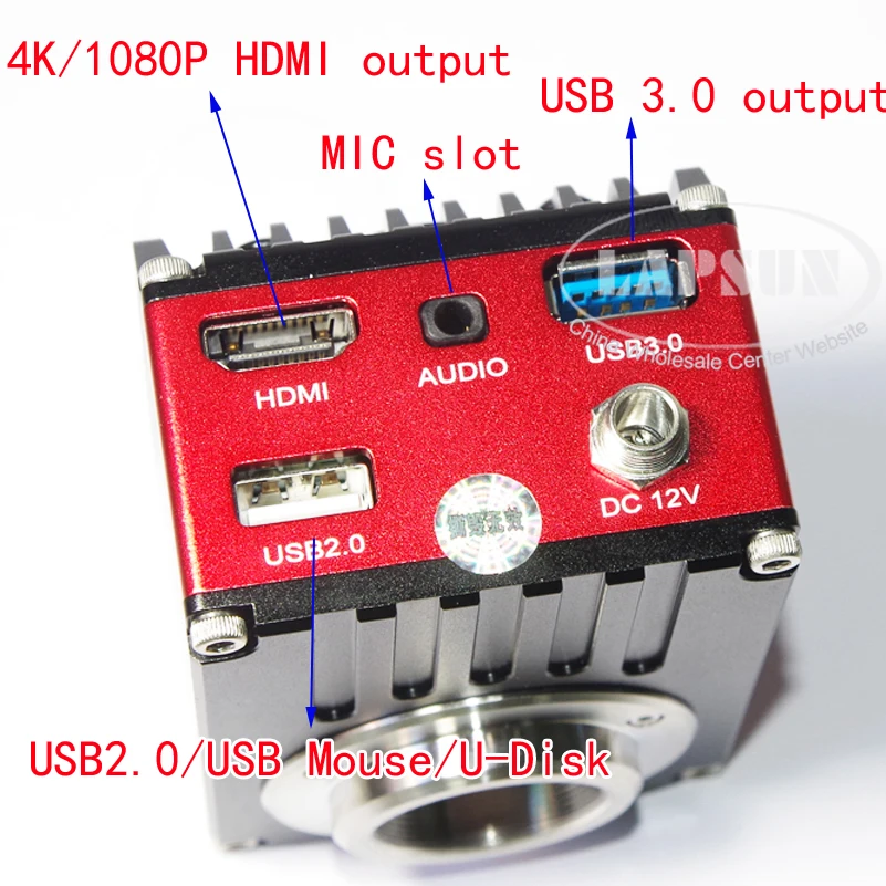 4K UHD HDMI USB3.0 USB3.0 1080P@ 60fps FHD промышленный микроскоп цифровая видеокамера с-креплением соединение RZSP-4KCH