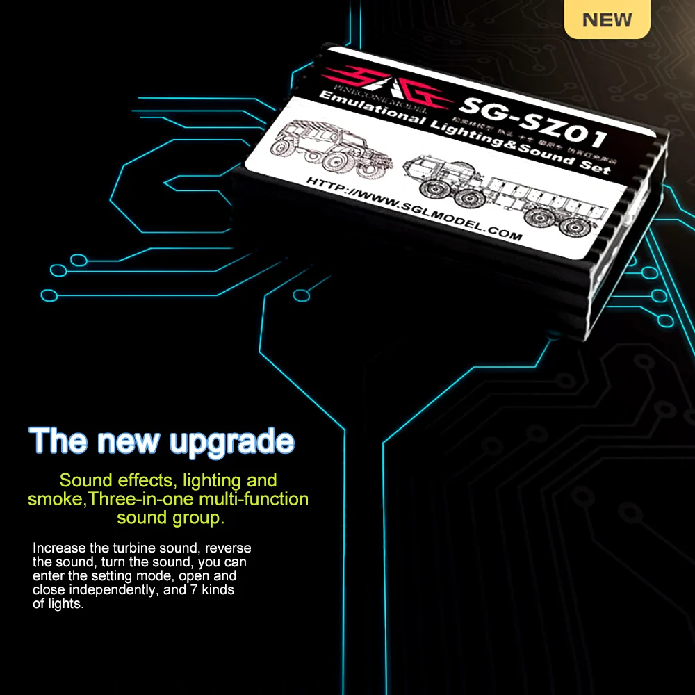 3 в 1 система имитатора двигателя эмультивное освещение дымовой набор со