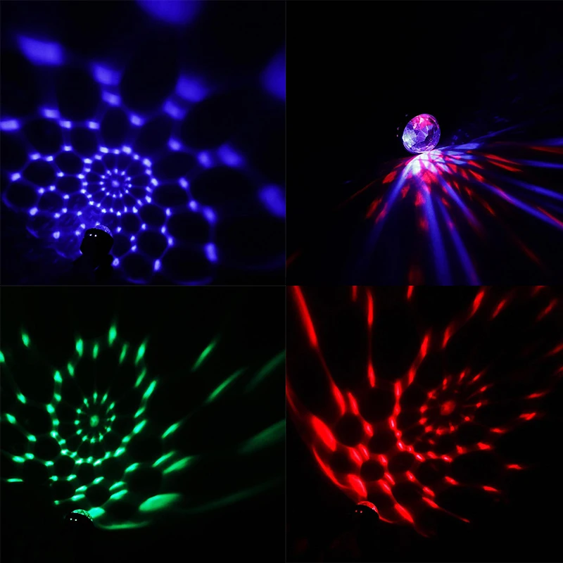 Partol Универсальный мини Автомобиль SUV интерьер RGB LED Музыка DJ Дискотека Атмосфера