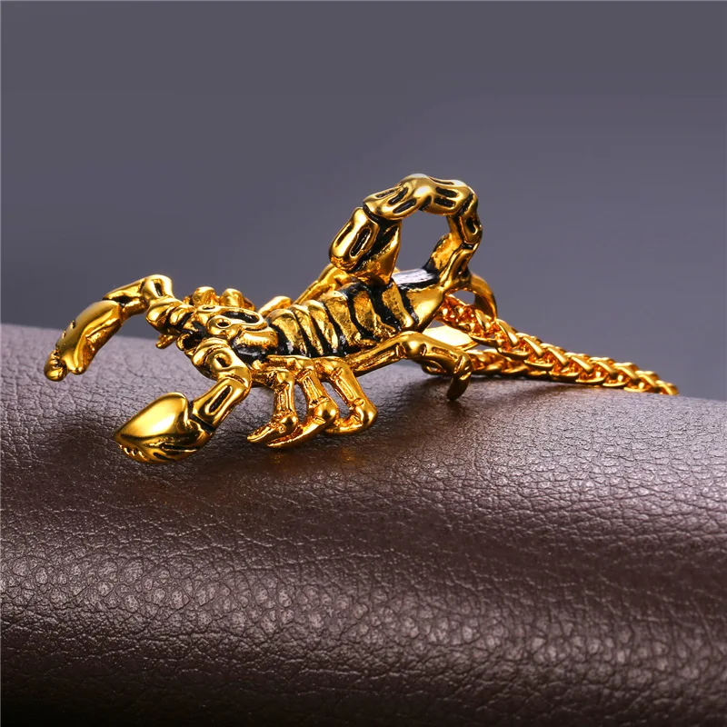 Collare винтажная аниме подвеска золотого цвета из нержавеющей стали оптовая