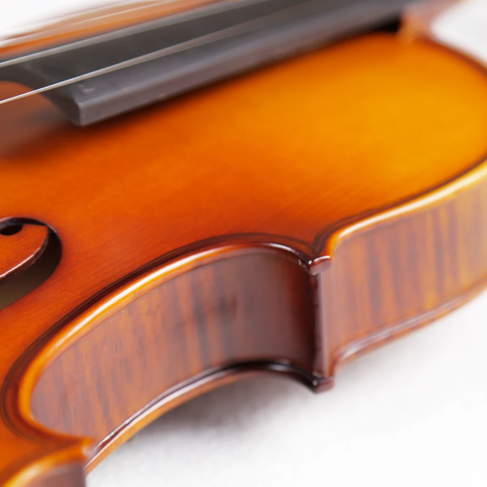 Натуральный полосы клен O Ручной работы антикварная скрипка 4/4 3/4 один Совета