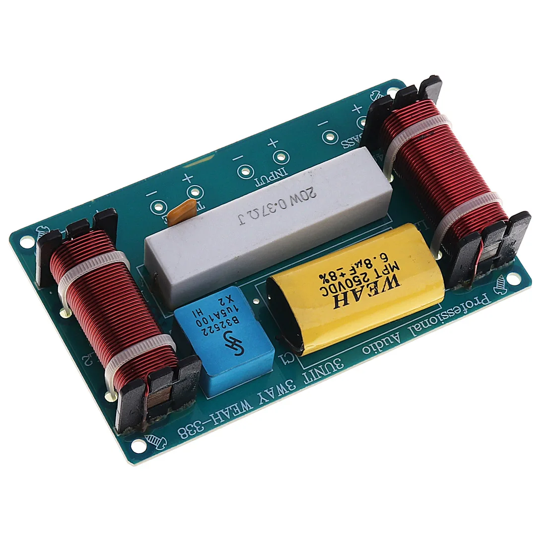 12V 120W Динамик 3 Way аудио делитель частоты громкий Динамик 3 предмета в комплекте, кроссовер фильтры для Динамик s