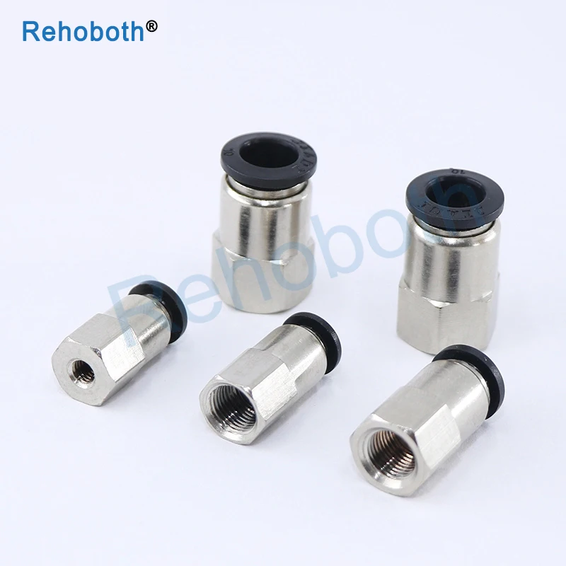 Арматура для воздухопровода 10 мм 12 8 6 шланг трубка 1/8 &quot3/8" 1/2 &quotBSP 1/4" Женский