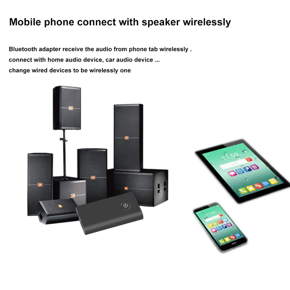 Домашний автомобильный Bluetooth-приемник передатчик Bluetooth Aux-приемник адаптер