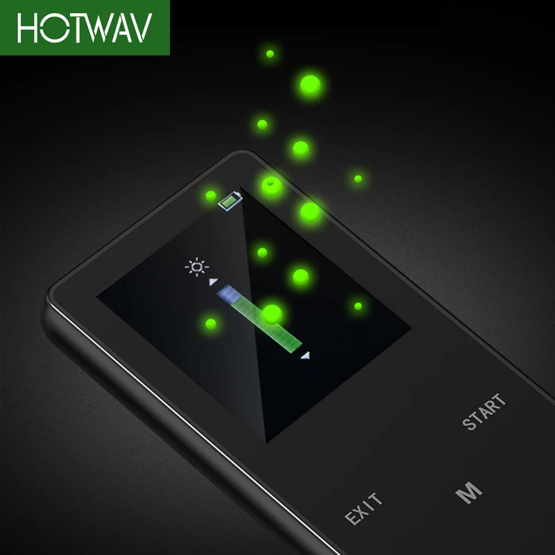 HOTWAV высокое качество 1 8 дюймов MP3 музыкальный плеер металлическая текстура