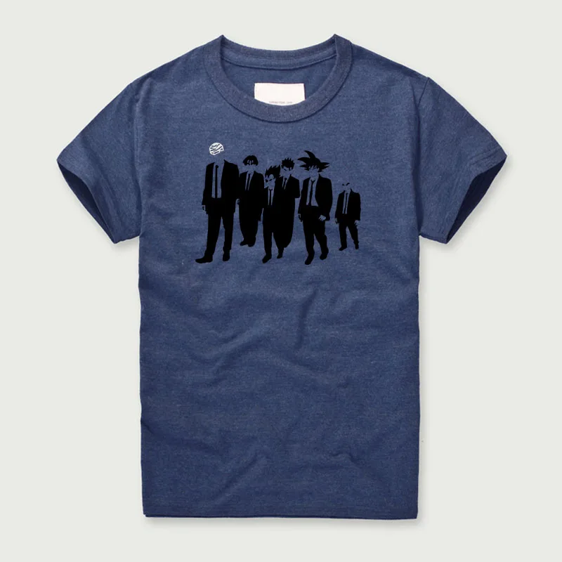 Гохан криллин футболки Dragon Ball Удобные Хлопковые Супер Saiyan для мужчин сын