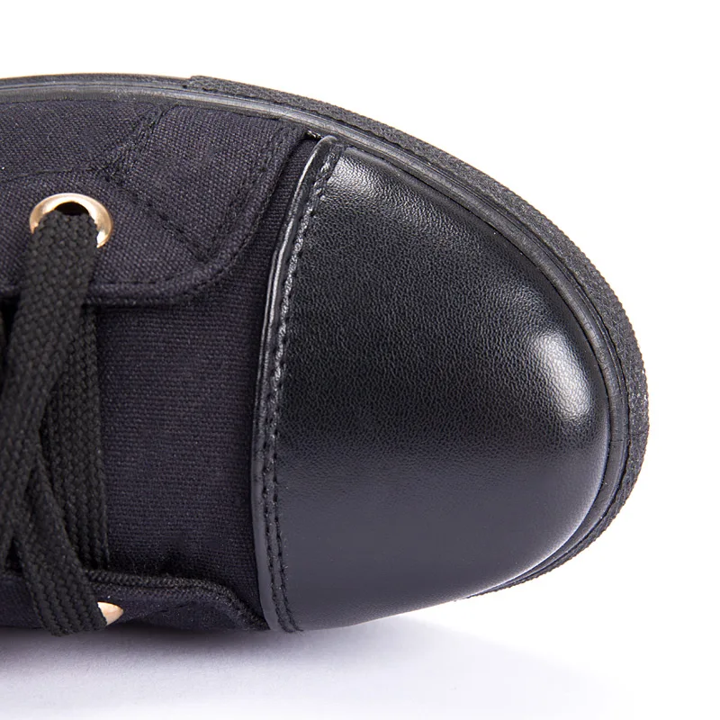 Повседневная обувь для женщин 2018 Женская парусиновая с высоким берцем женские