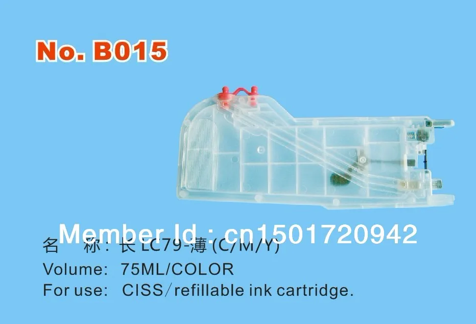 PROCOLOR длинный Заправляемый чернильный картридж/CISS LC12/LC17 LC75/LC79 LC1240/ LC1280 LC73/LC77 LC40