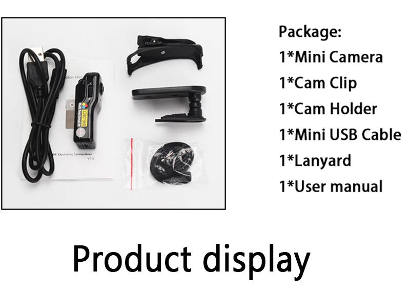 Мини спортивная камера DV DVR 960P 720P HD DVR инфракрасная камера ночного видения маленькая камера для прогулок на велосипеде видео аудио рекордер черный